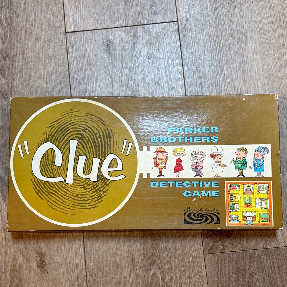 Clue Detective Game - Vintage 1949 edition